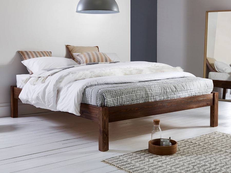 Platform Bed No Headboard Get Laid Beds, How To Attach A Headboard Wooden Bed Frame