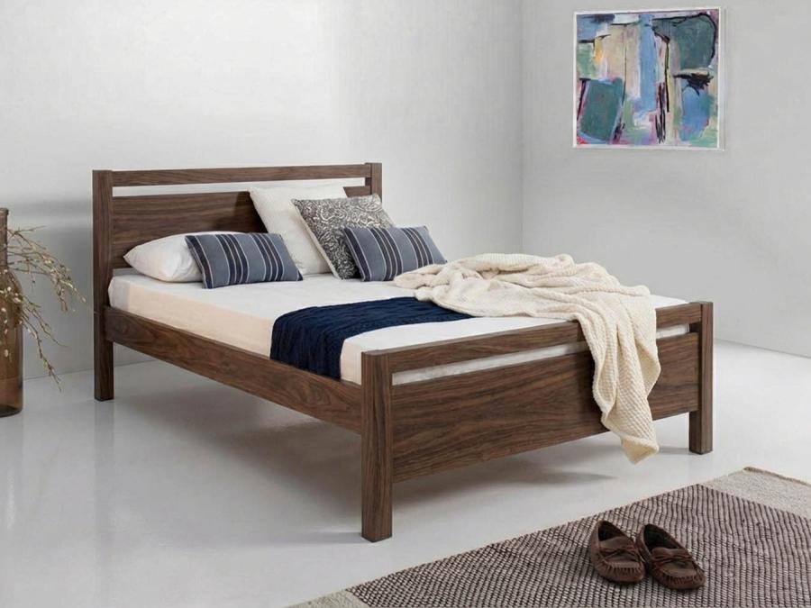 cambridge bed solid walnut