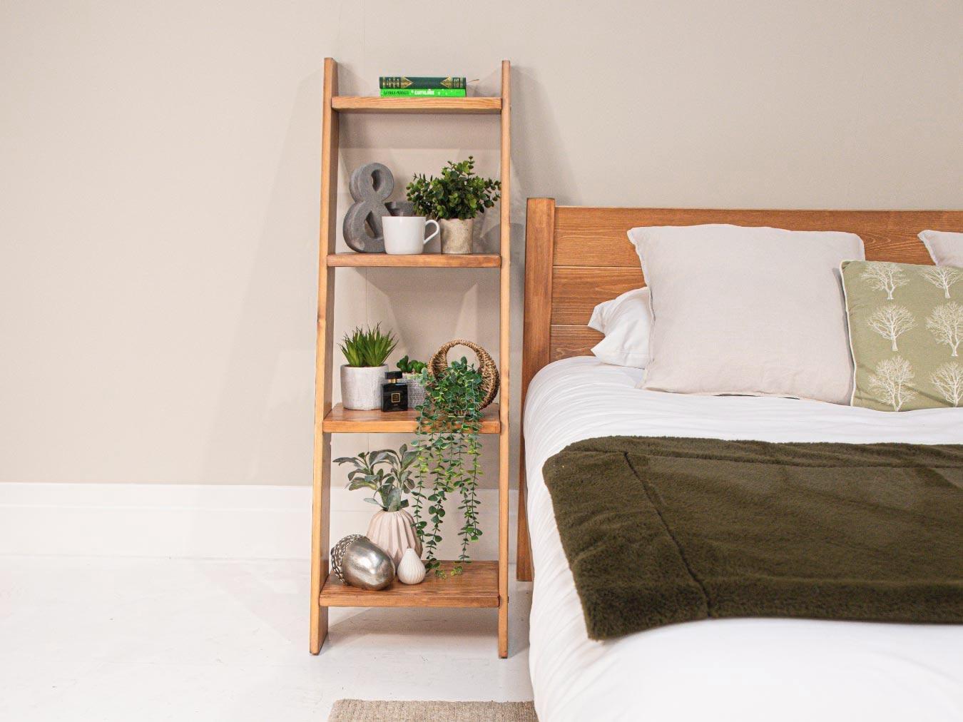 Four tier ladder shelf sales