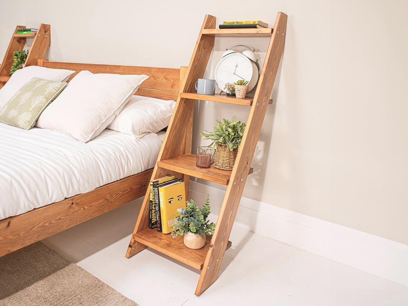 Wooden Ladder Shelf 4 Tier Get Laid Beds