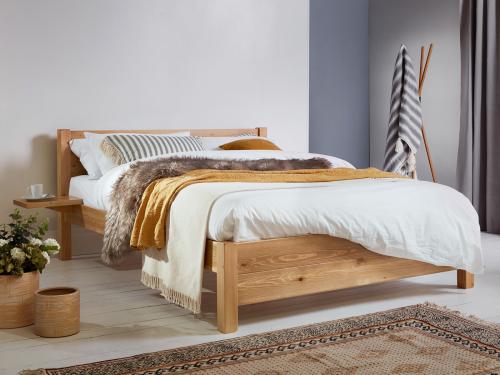 Wooden London Bed in Honey