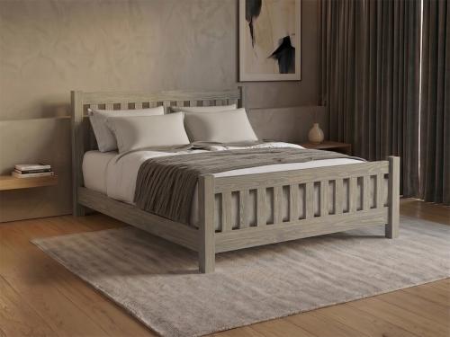 gray wash low bradgate bed by get laid beds