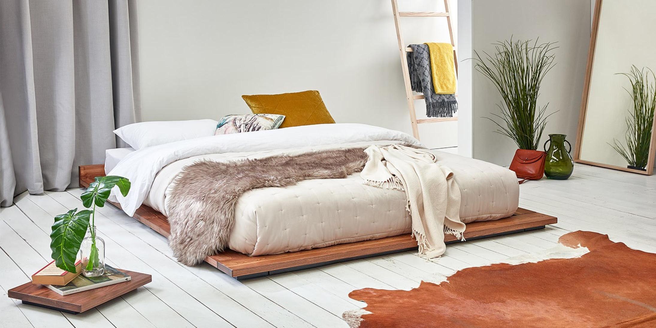 Wood Beds Handcrafted Low Beds with Fast Delivery Get Laid Beds