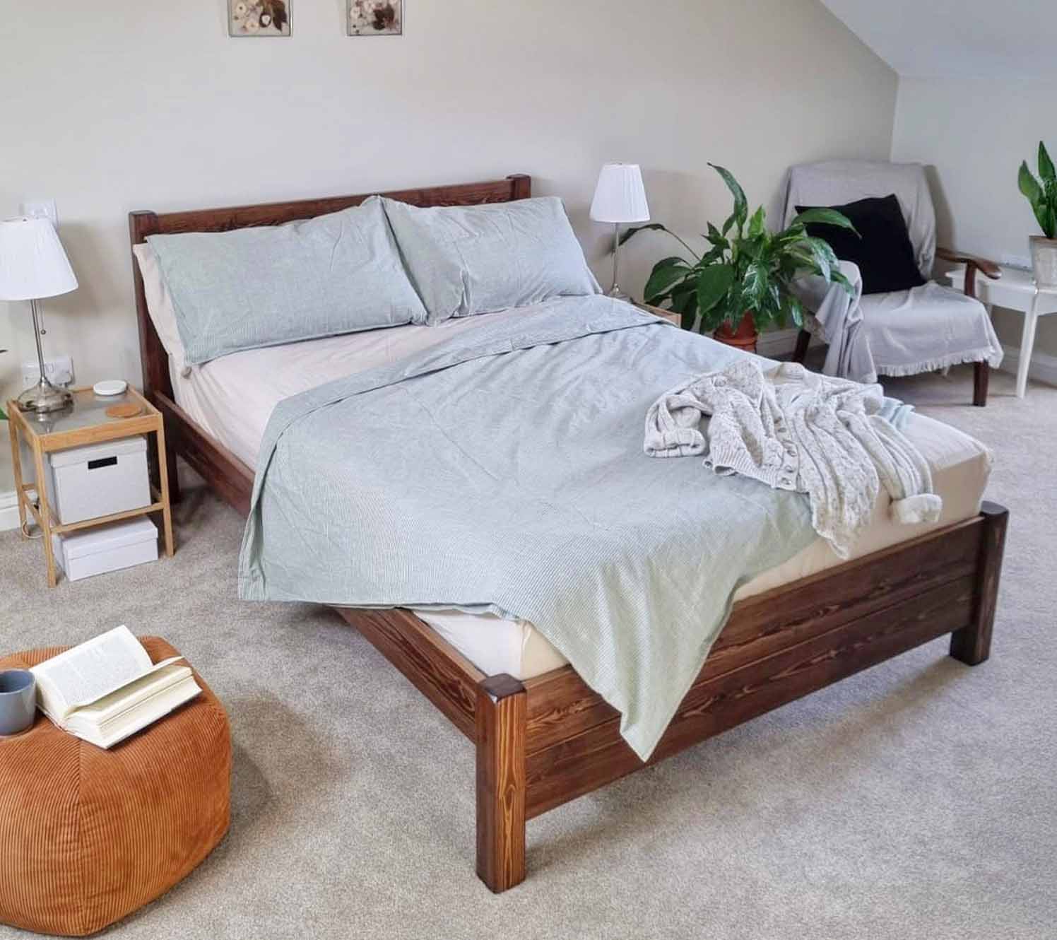 cosy bedroom accessories floating shelf