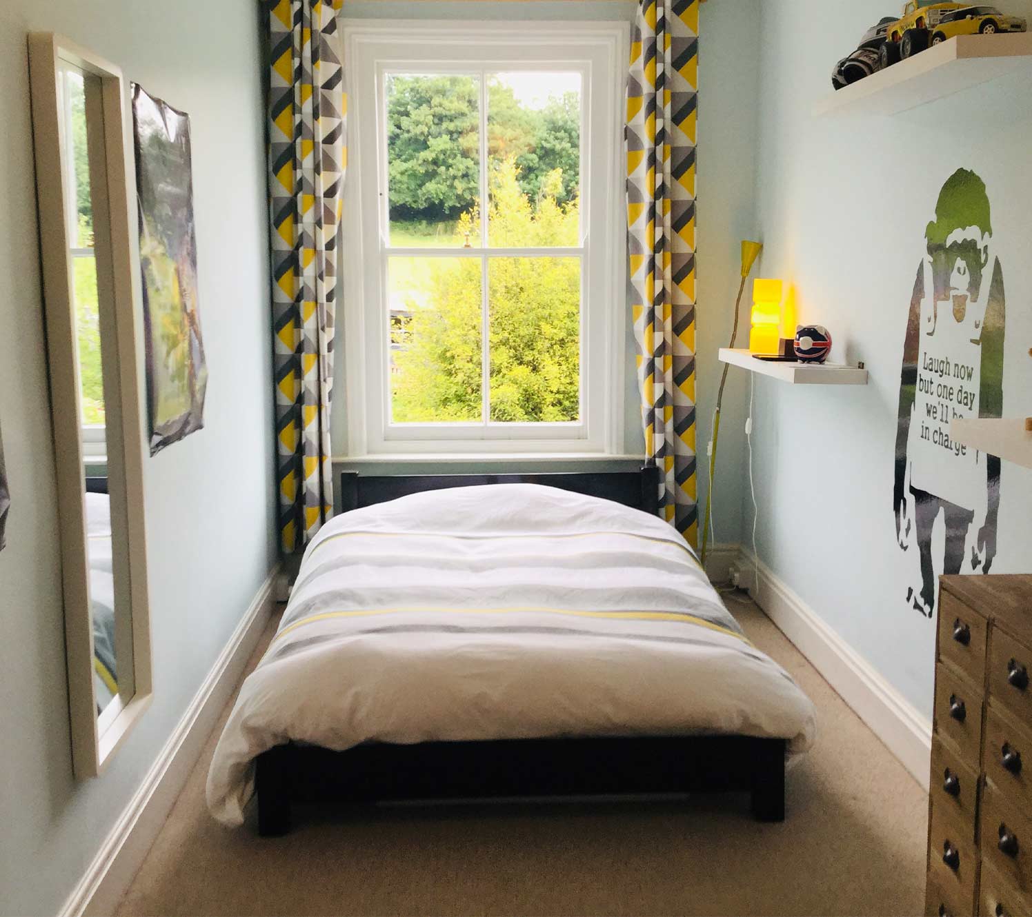 Long narrow bedroom layout ideas